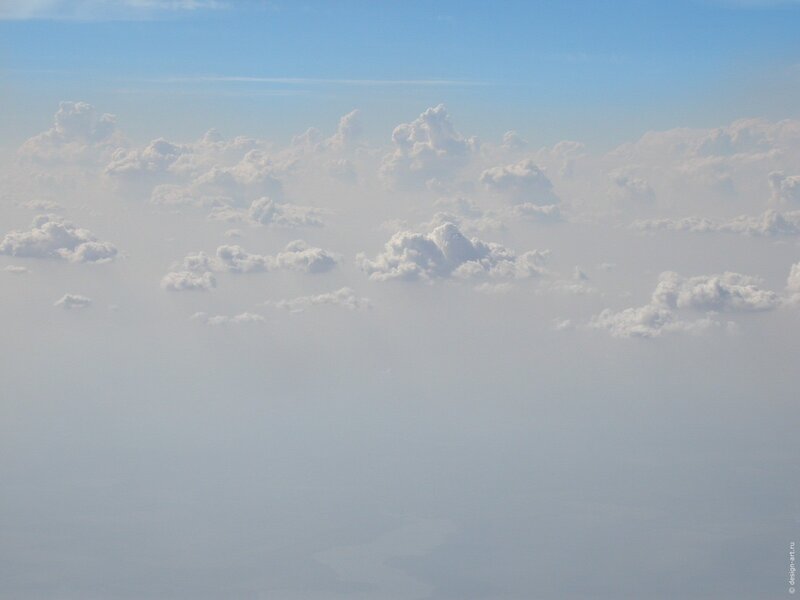 clouds from above