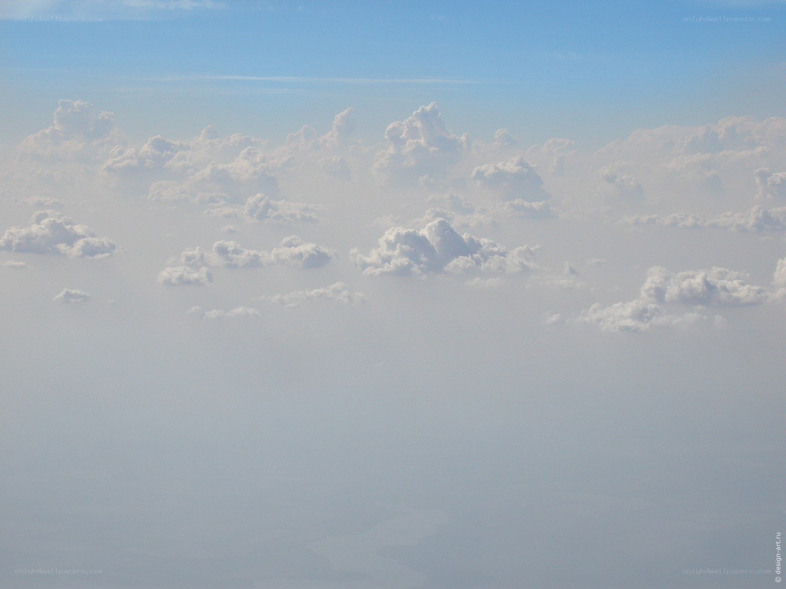 clouds from above