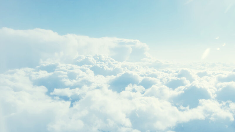 clouds from above
