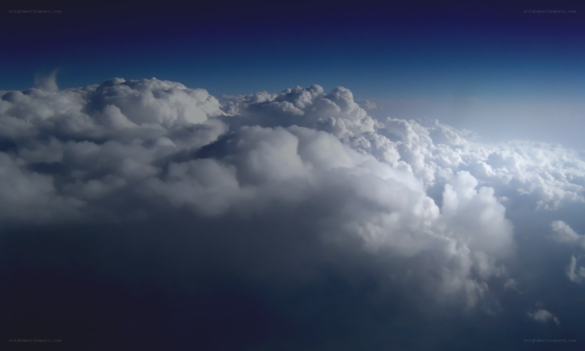 clouds from above
