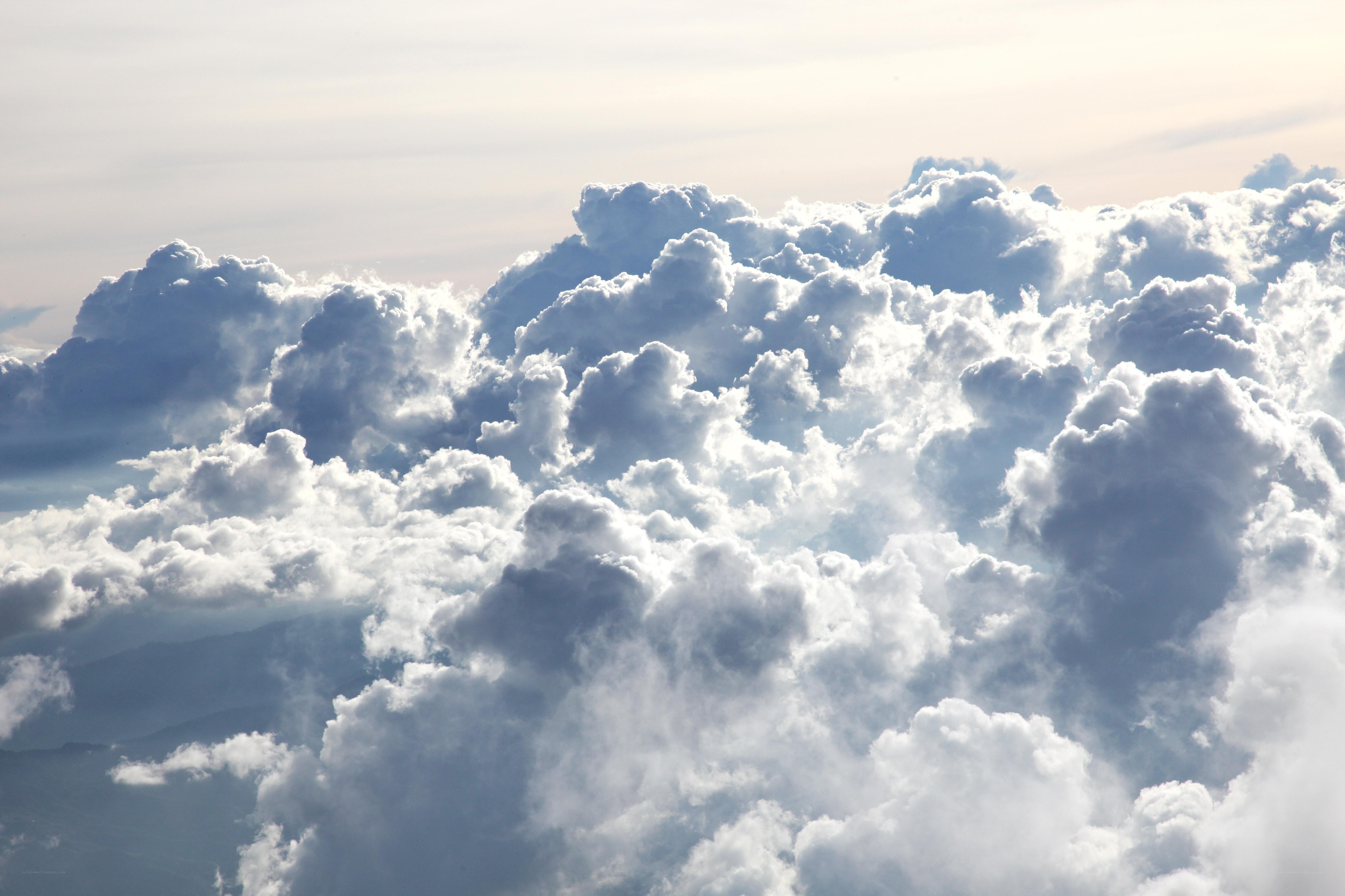 clouds from above