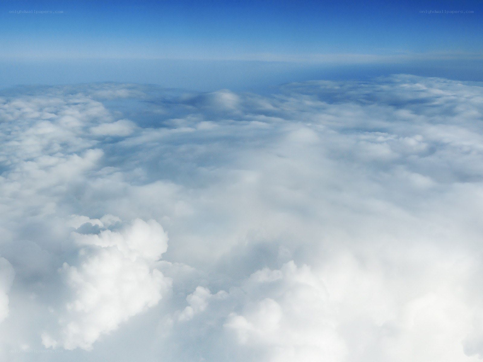 clouds from above