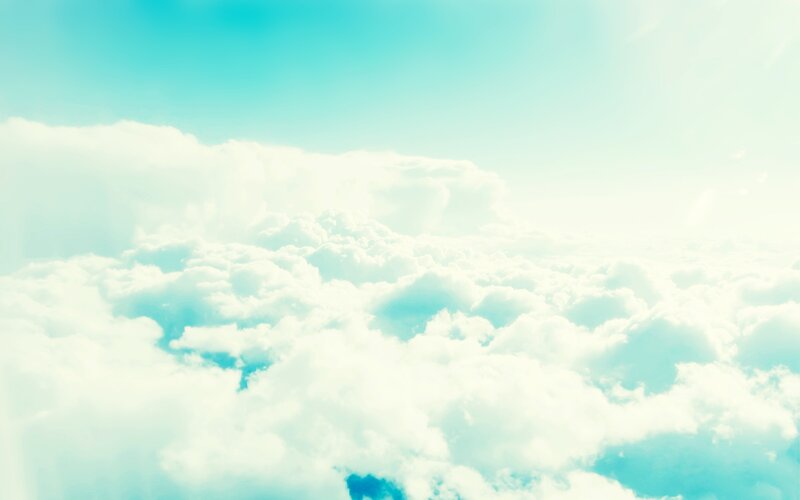 clouds from above
