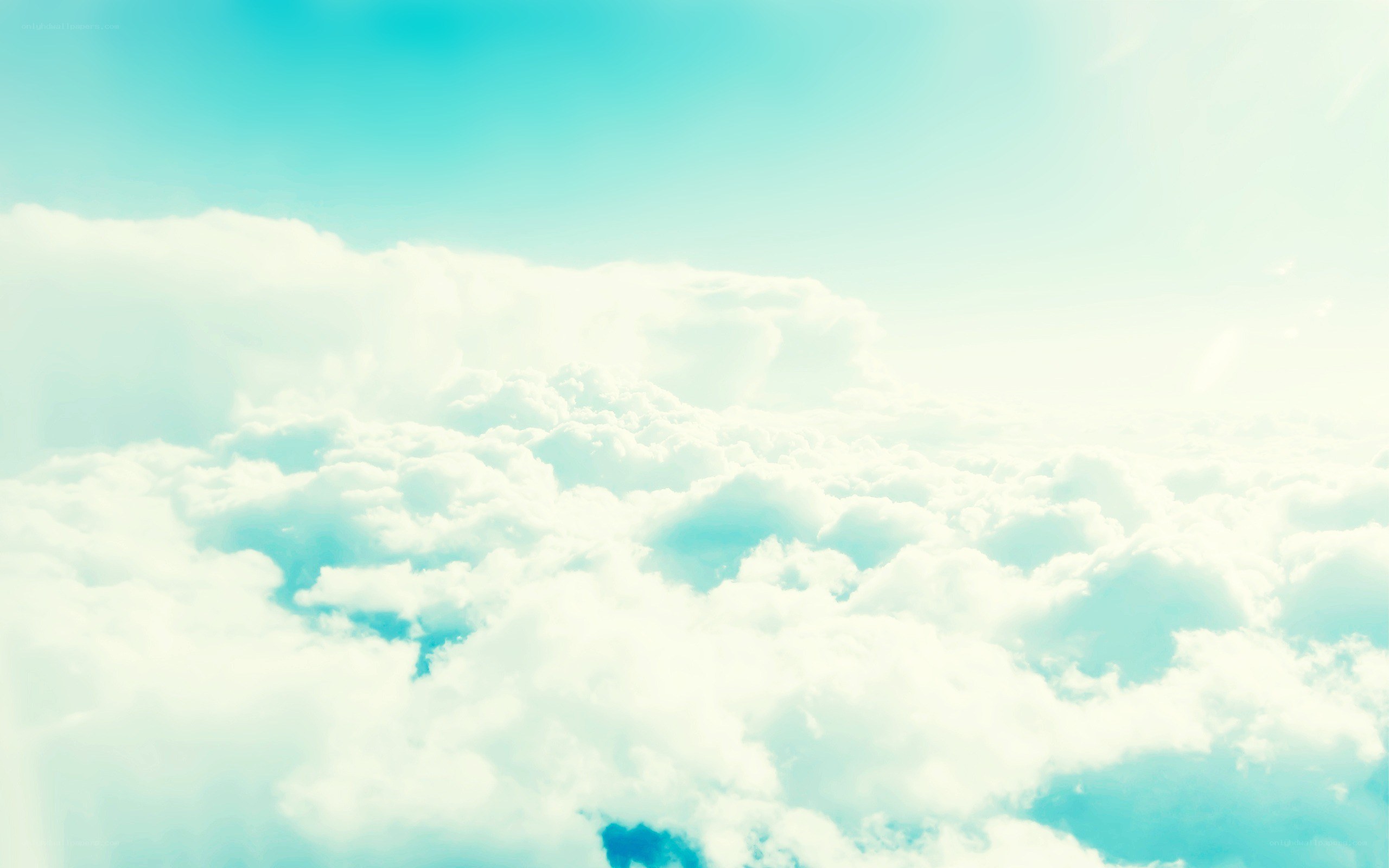clouds from above