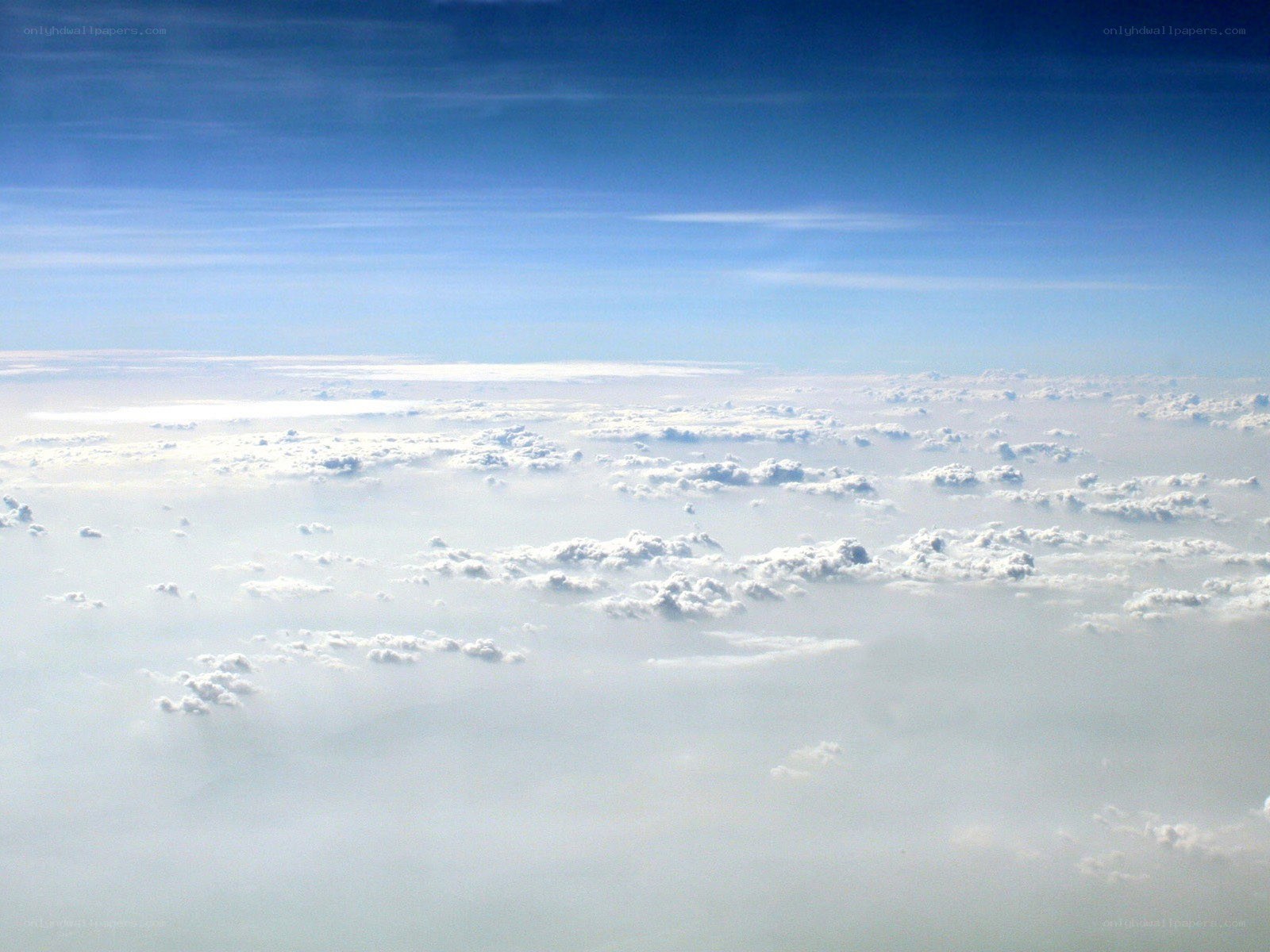 clouds from above