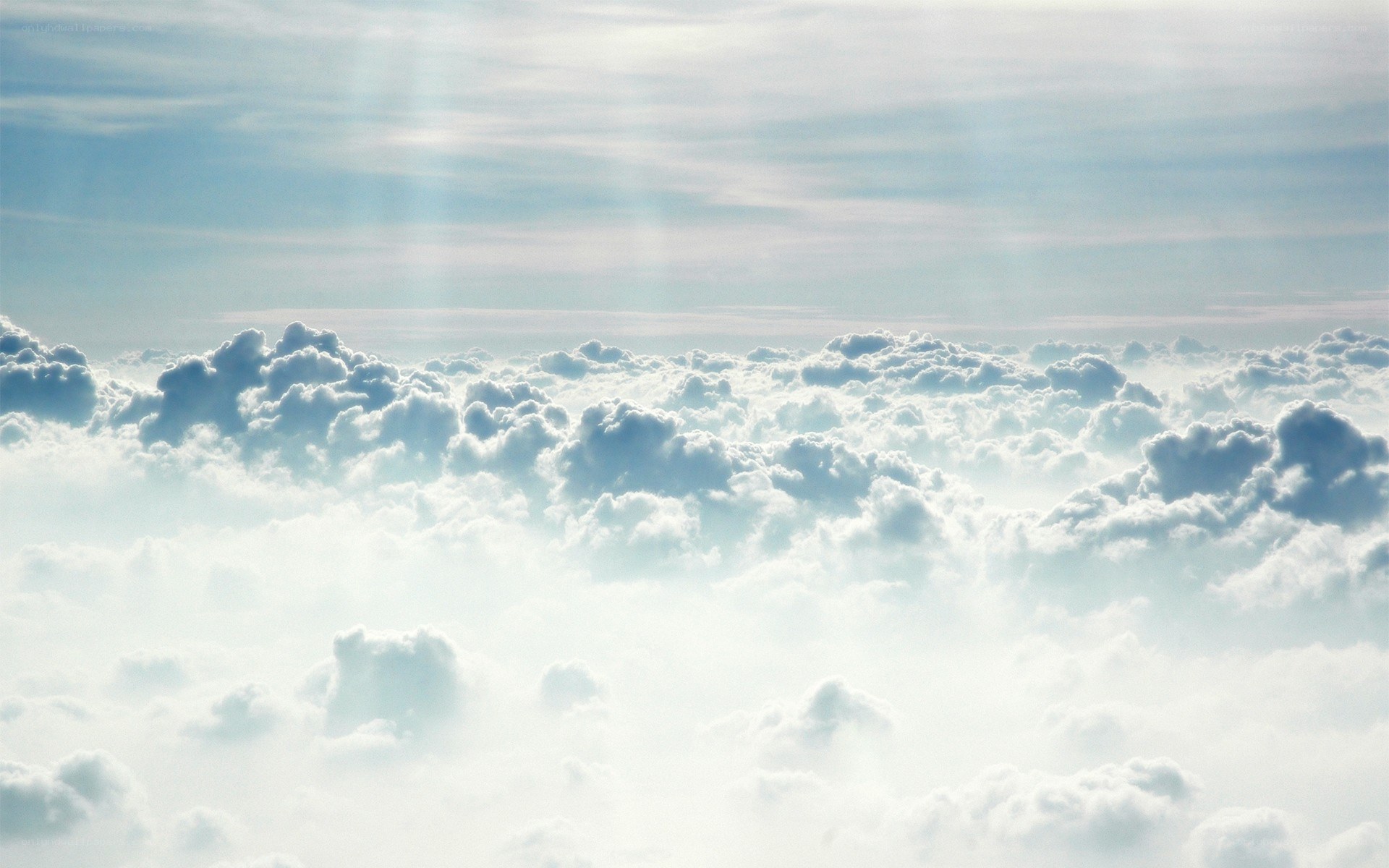 clouds from above