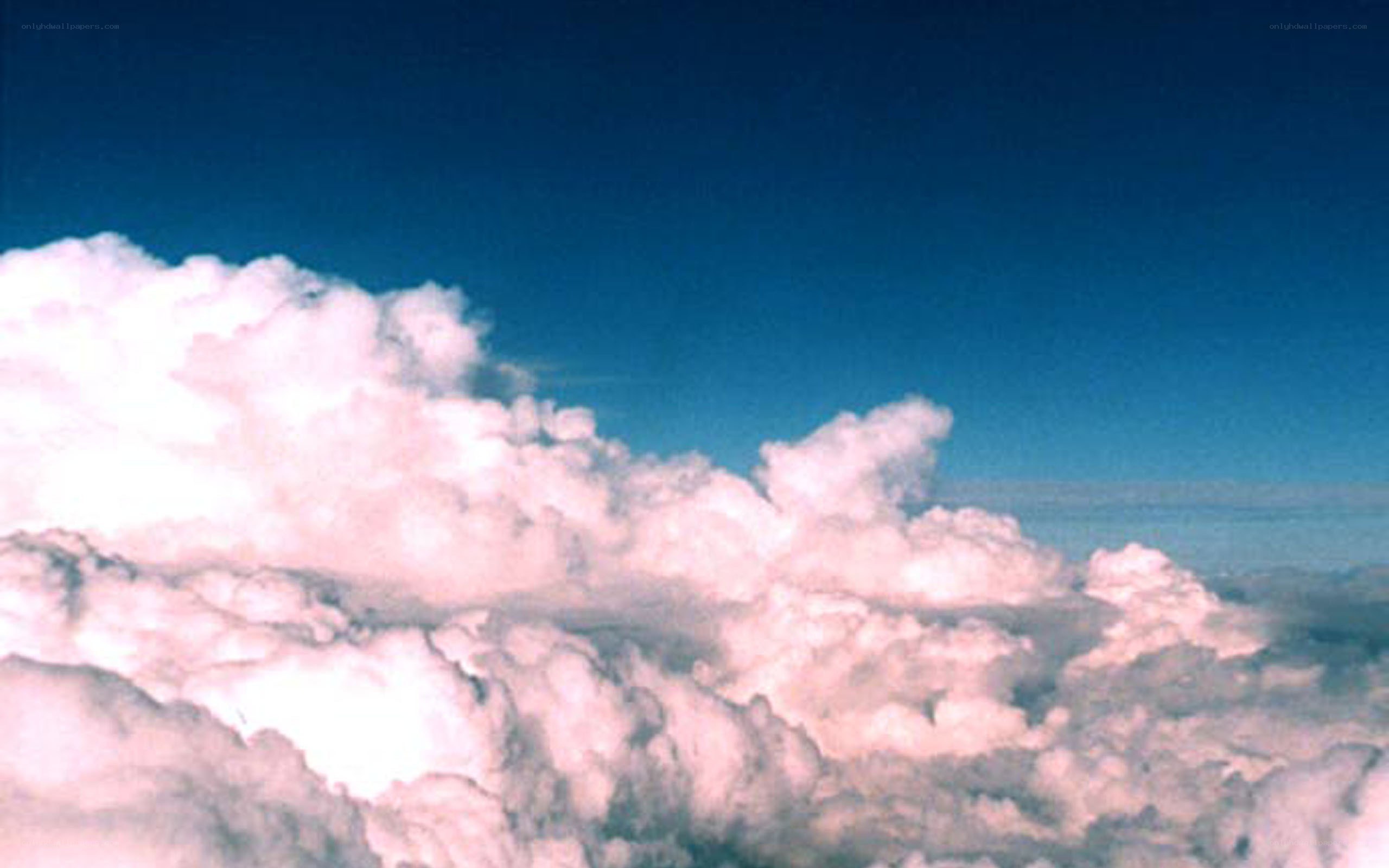 clouds from above