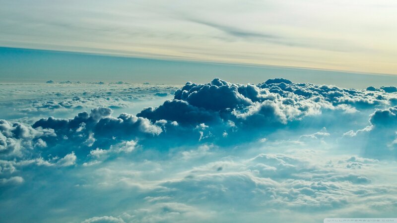 clouds from above