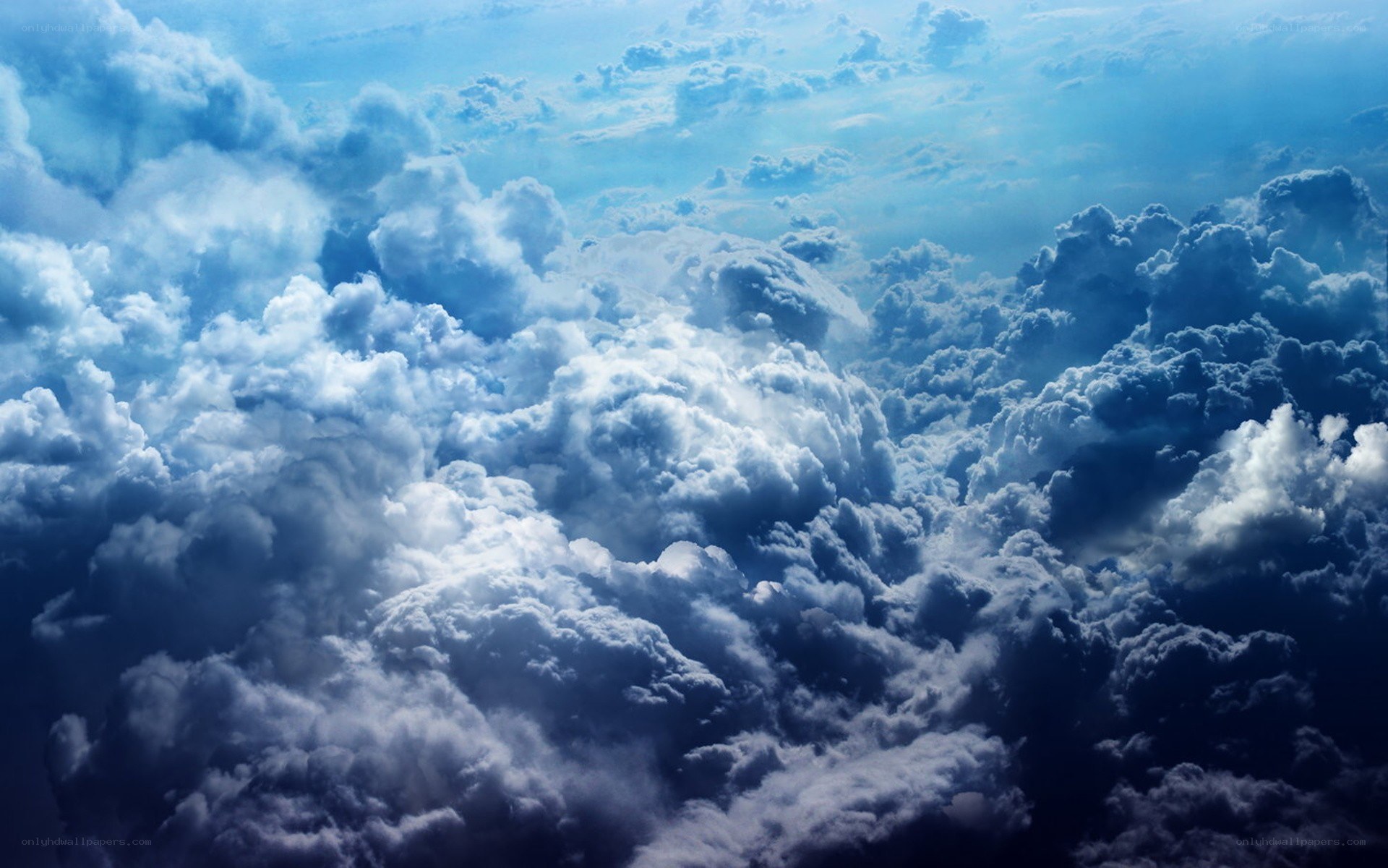 clouds from above