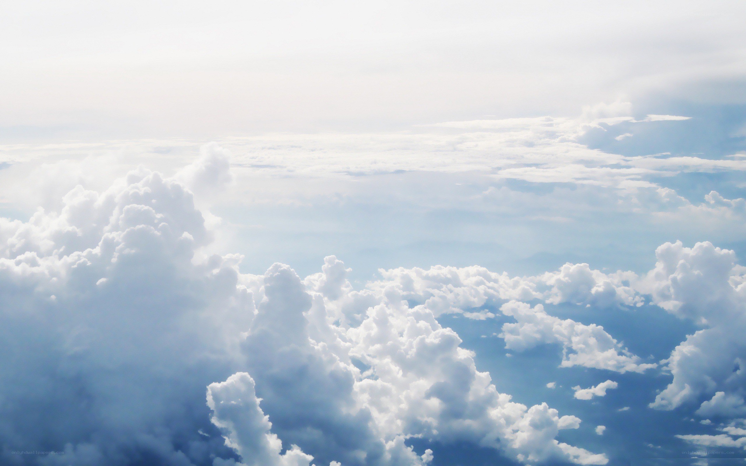 clouds from above