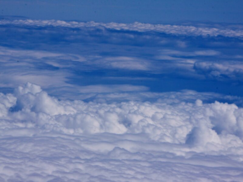 clouds from above