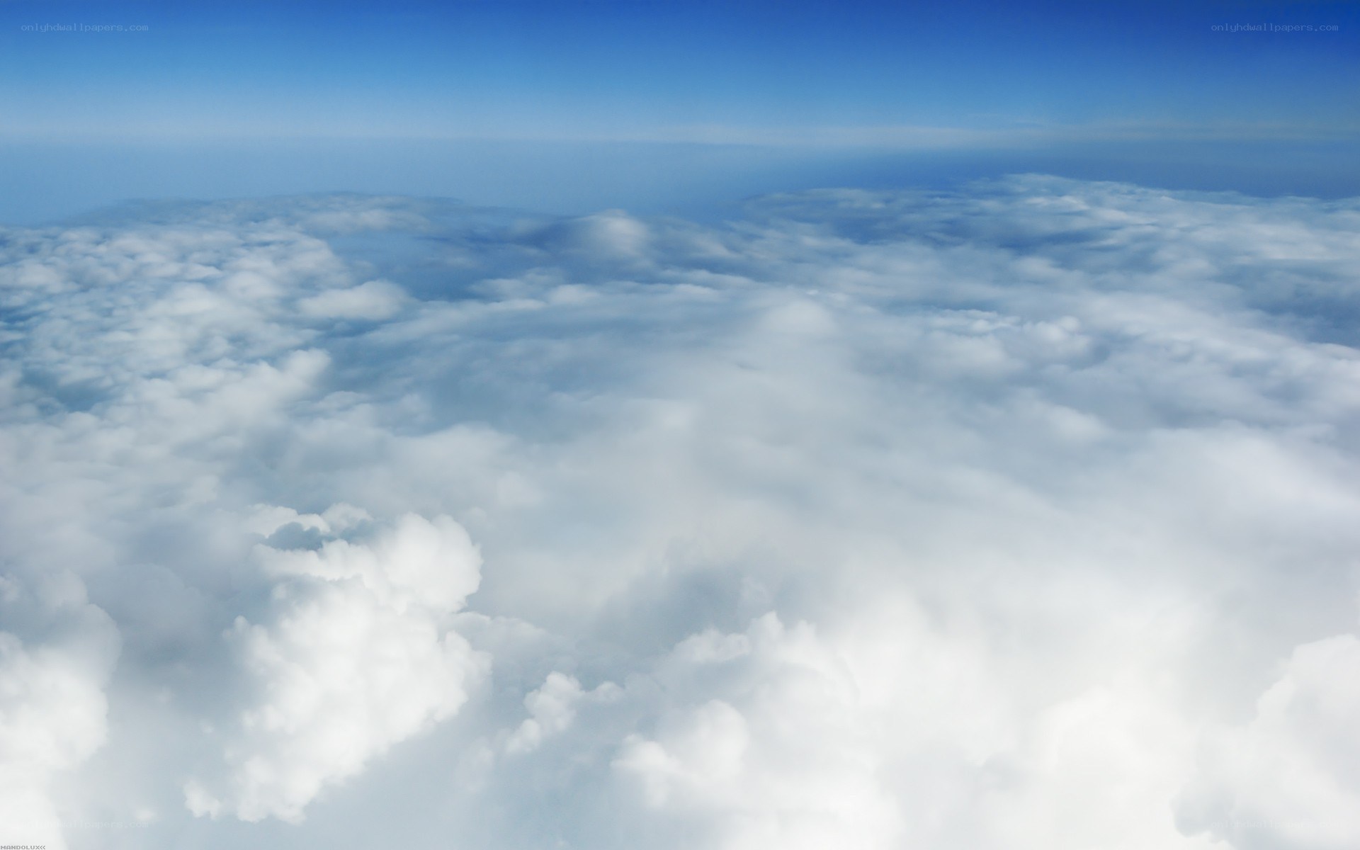 clouds from above