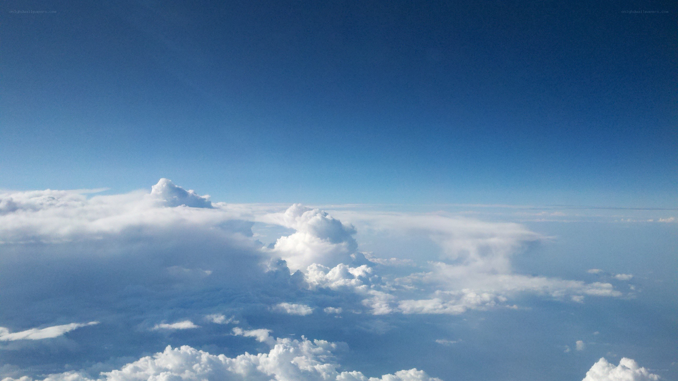 clouds from above