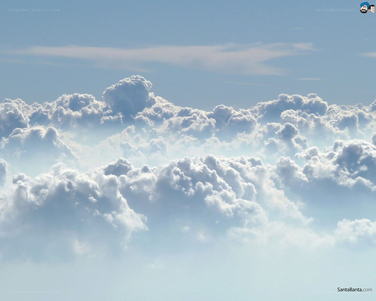 Clouds from above