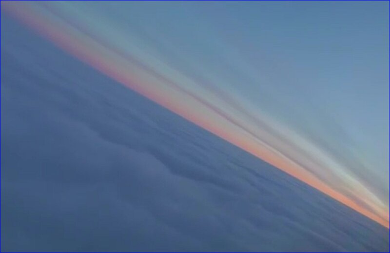 Clouds from Above — Blue, Serene, Sunrise, Photograph