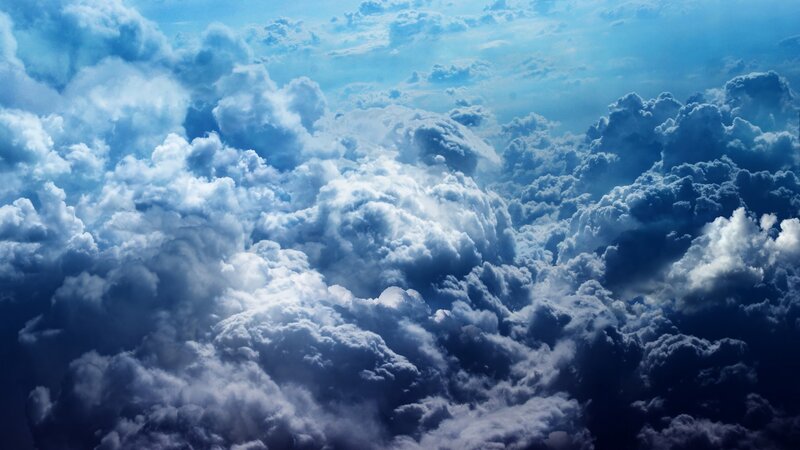 Clouds from Above — Dramatic, Photograph