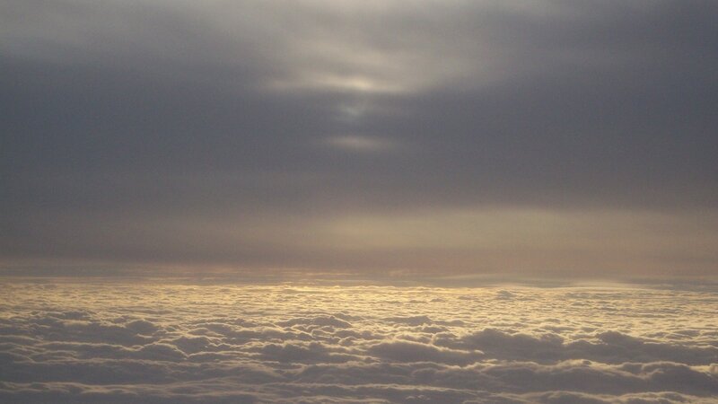 Clouds from Above — Gray, Serene