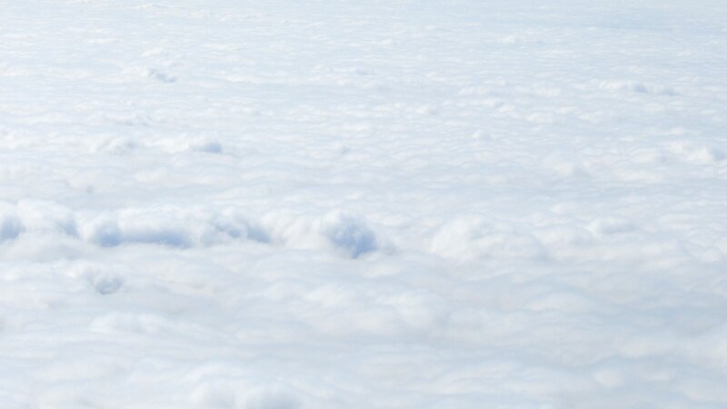 Clouds from Above — Morning, Blue
