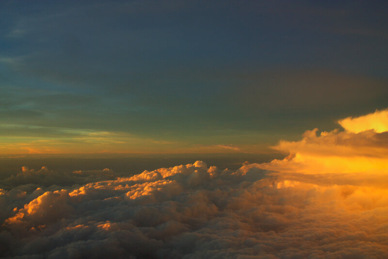 Clouds from Above — Orange
