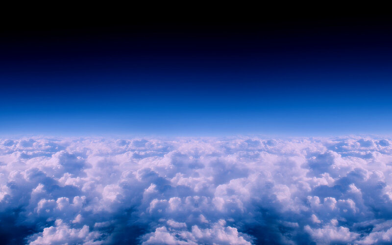 Clouds from Above — Sky, White