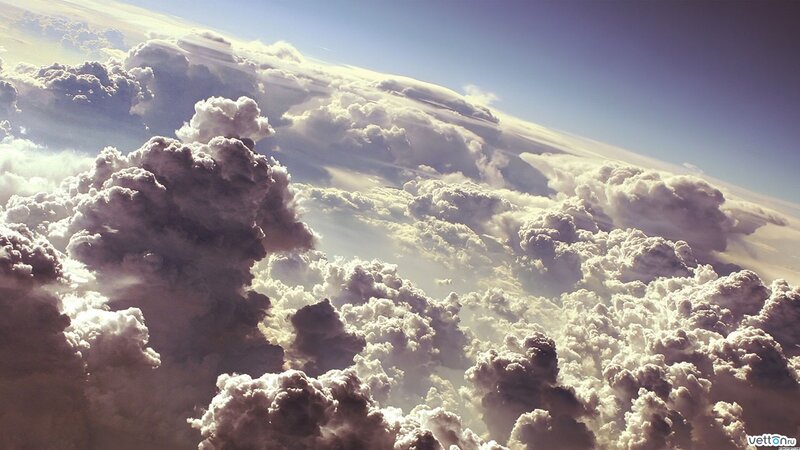 Clouds from Above — White, Dramatic, Afternoon