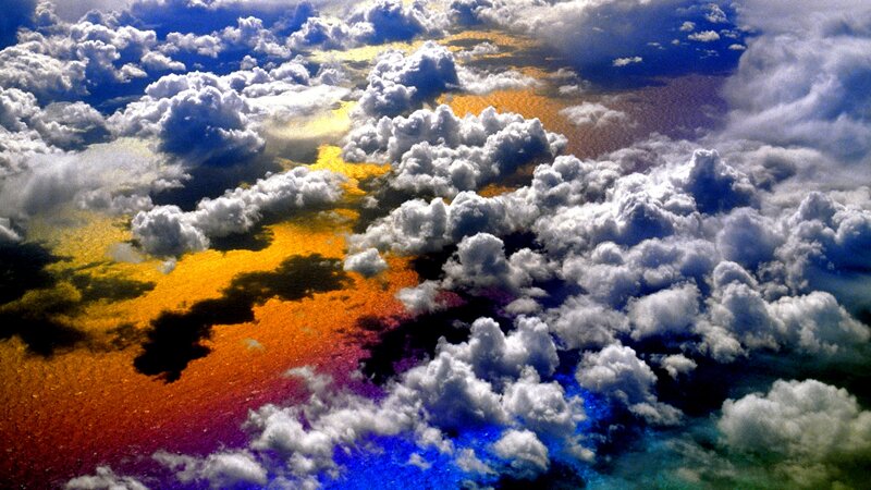 Clouds from Above — White, Dramatic
