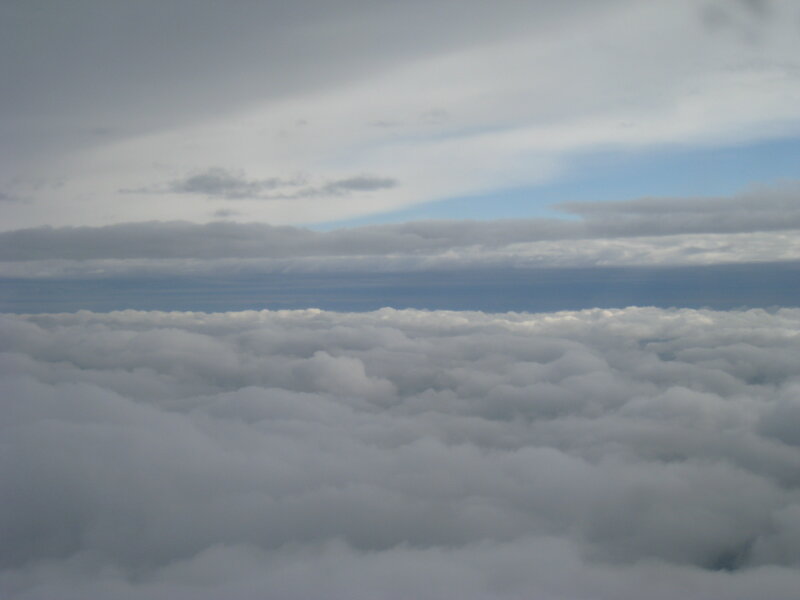 Clouds from Above — White, Serene, Photograph
