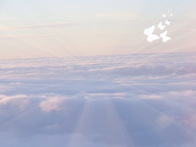 Clouds from Above — White