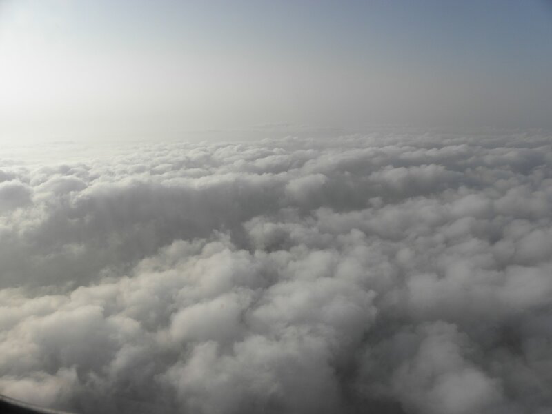 Clouds from Airplane — White, Serene, Morning