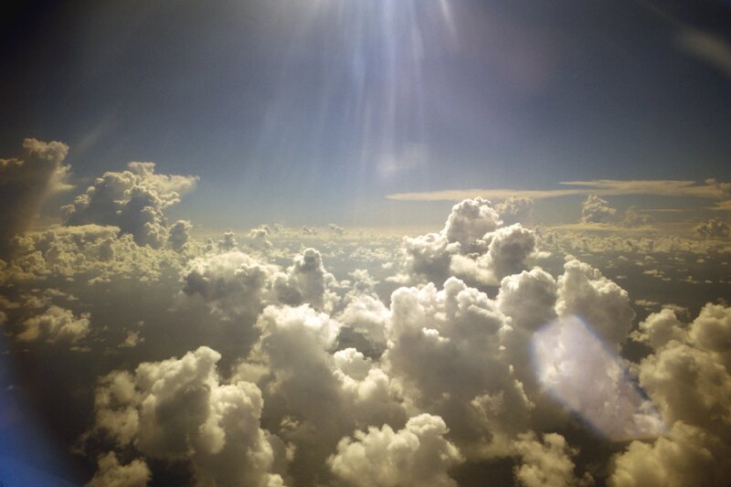 Clouds from Airplane — White