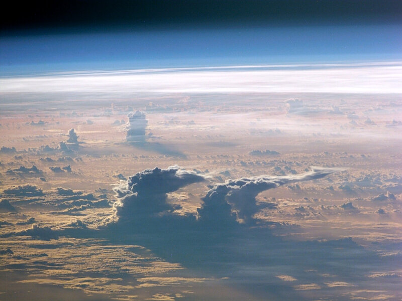 Clouds from Space — Blue, Serene, Daytime