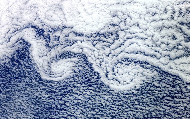 clouds from space