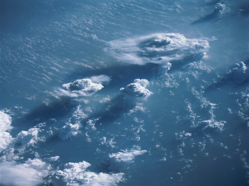 Clouds from space view