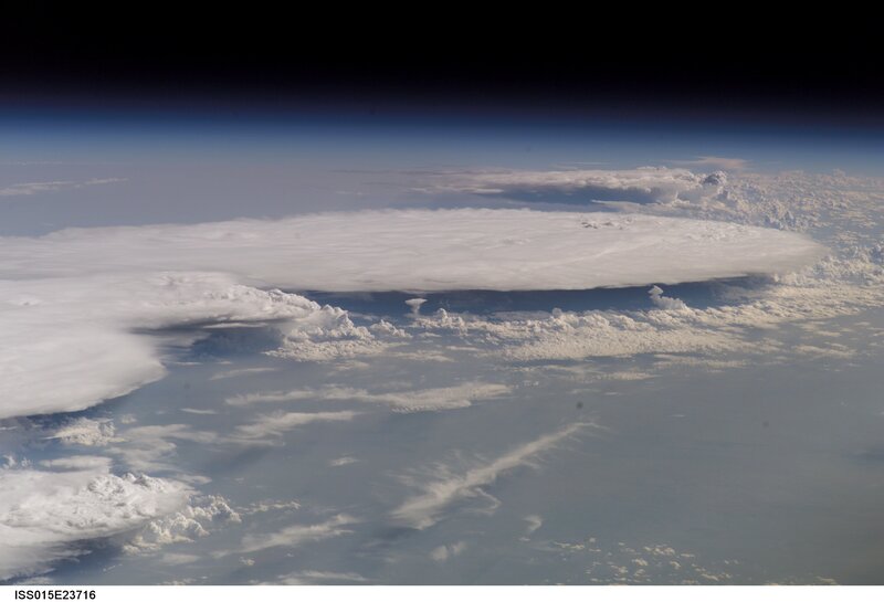 Clouds from Space — White, Serene