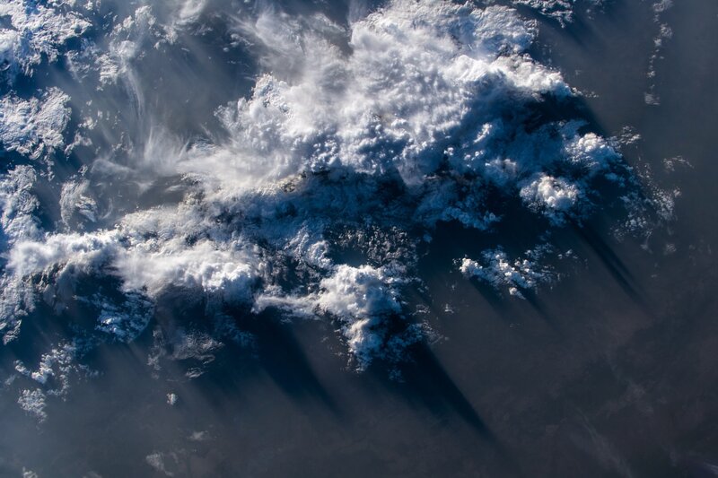 Clouds from Space — White