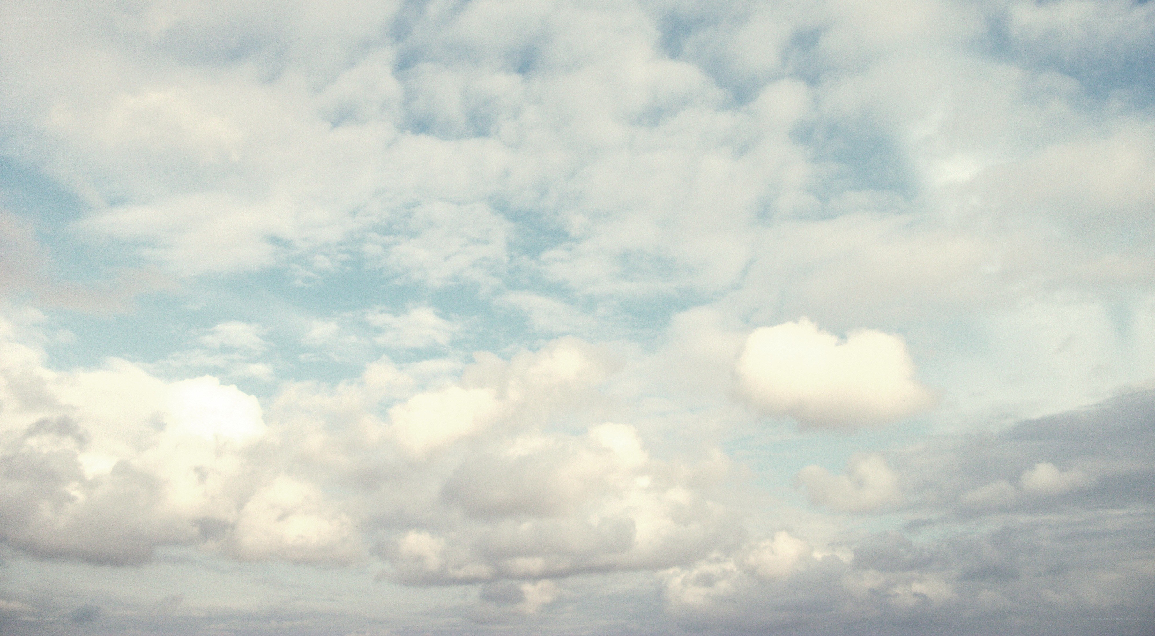Clouds in a blue sky