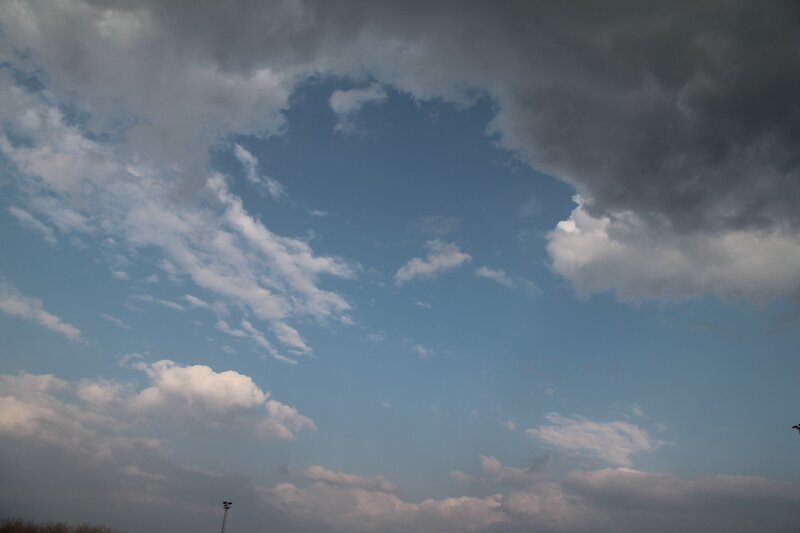 clouds in a blue sky