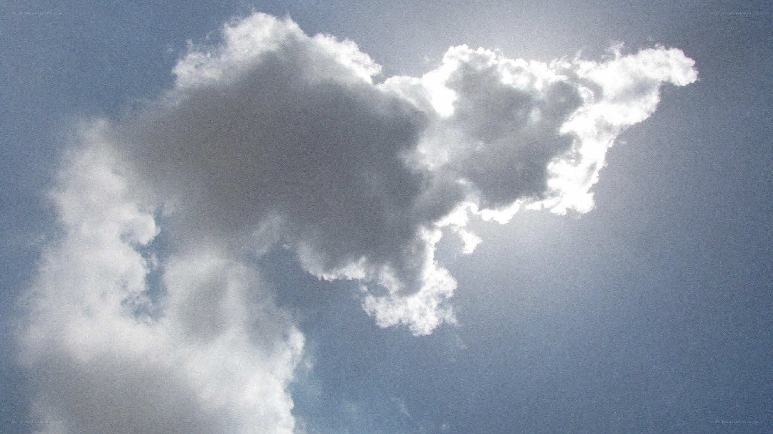 clouds in a blue sky