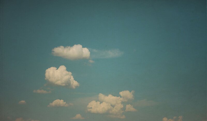Clouds in a blue sky