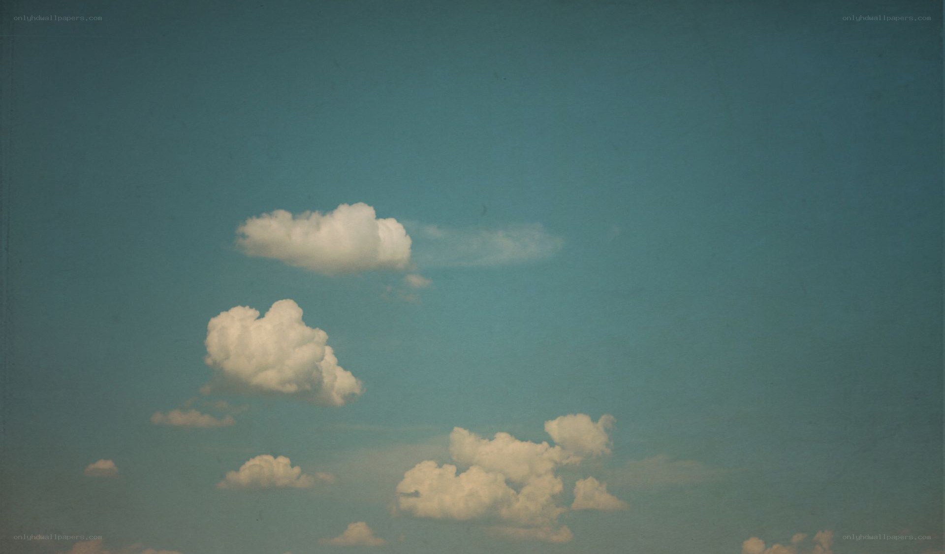 Clouds in a blue sky