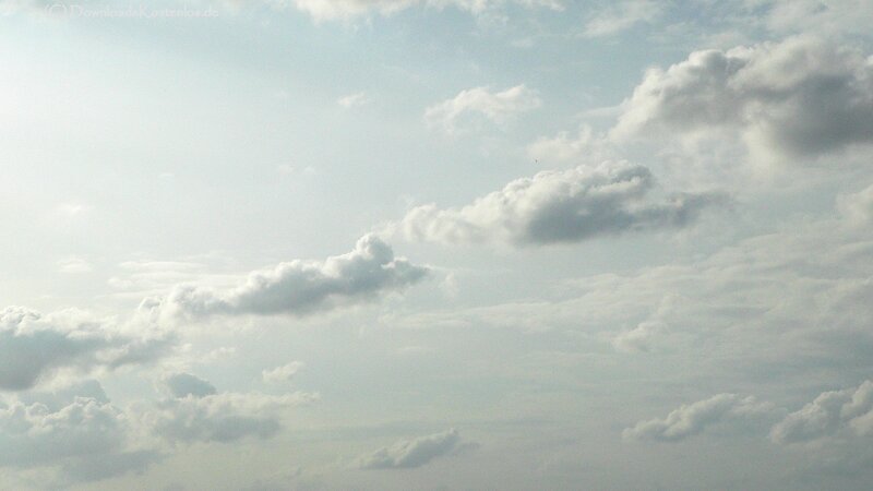 clouds in a blue sky