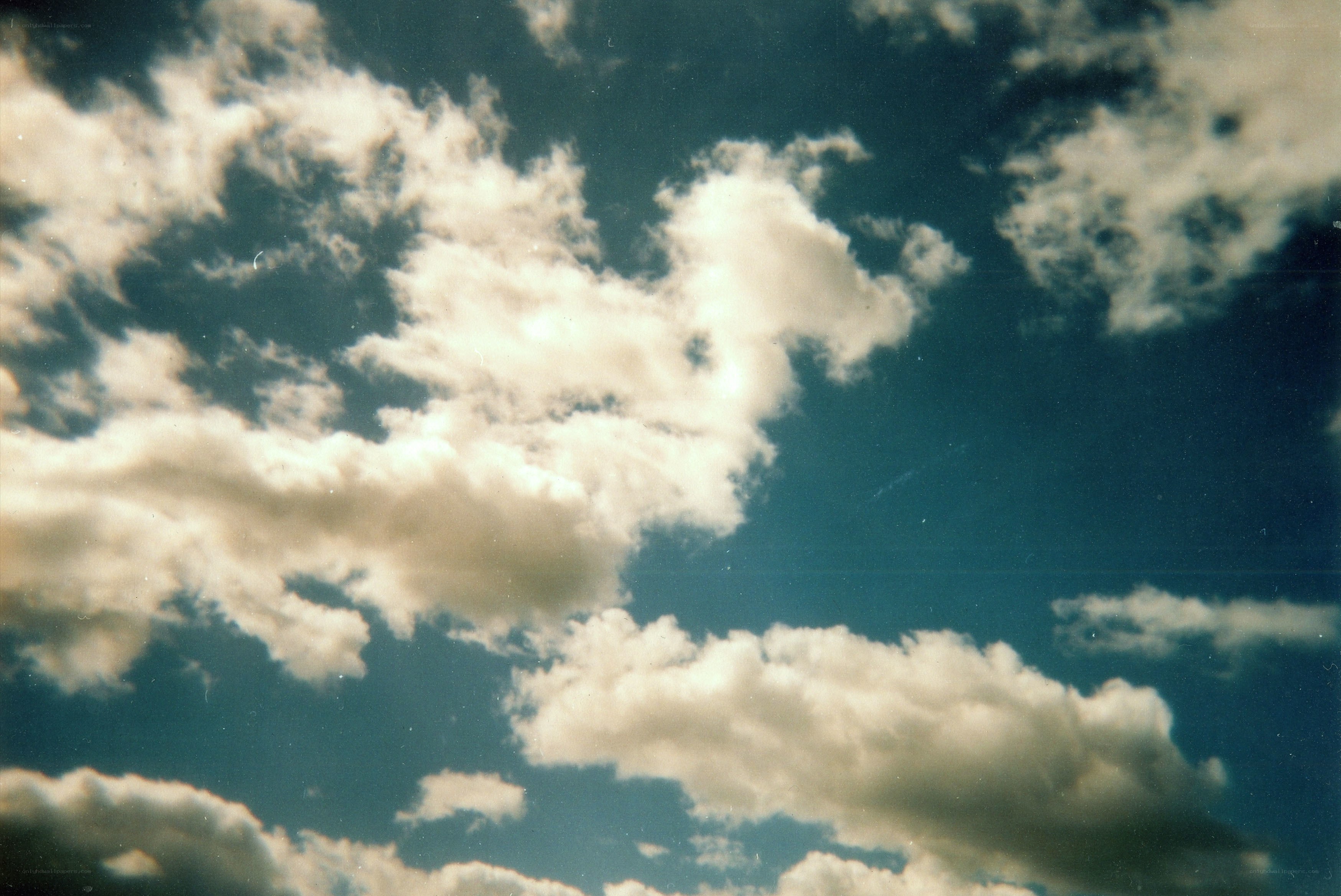 Clouds in a blue sky
