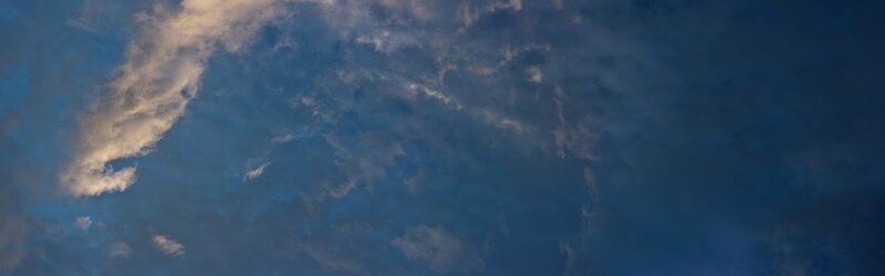 clouds in a blue sky