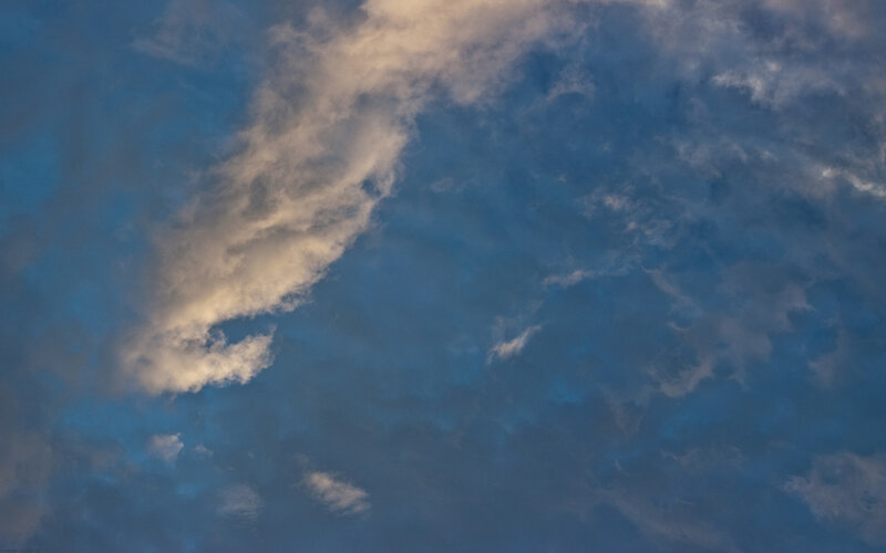 clouds in a blue sky