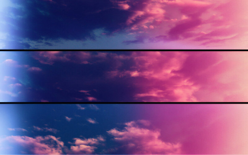 Clouds in a Colorful Sky