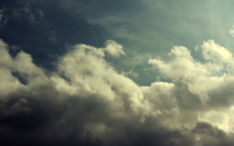 Clouds in a Dark Sky — Gray