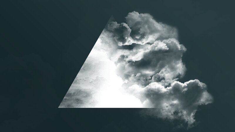 Clouds in a Triangle