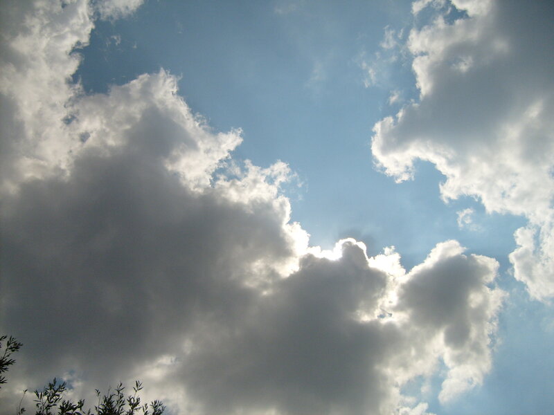 Clouds in Blue Sky — Dramatic