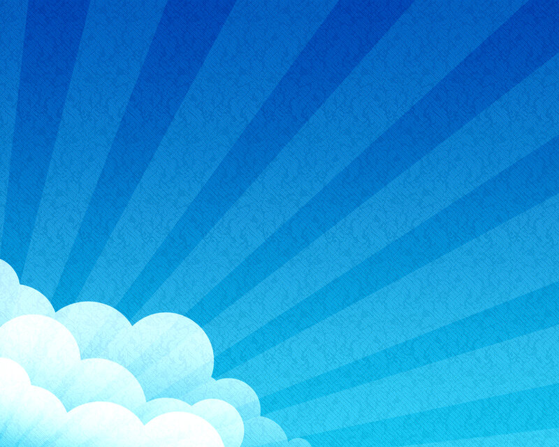 Clouds in Blue Sky — Serene, Morning, Illustration