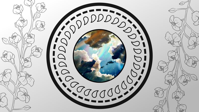 Clouds in Circular Frame
